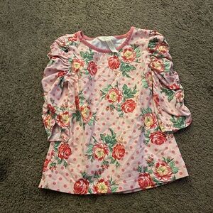 Matilda Jane Pink Floral Kids Blouse